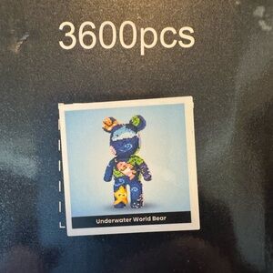 Underwater World Bear Building Set - Blue Multicolor - 3600pcs